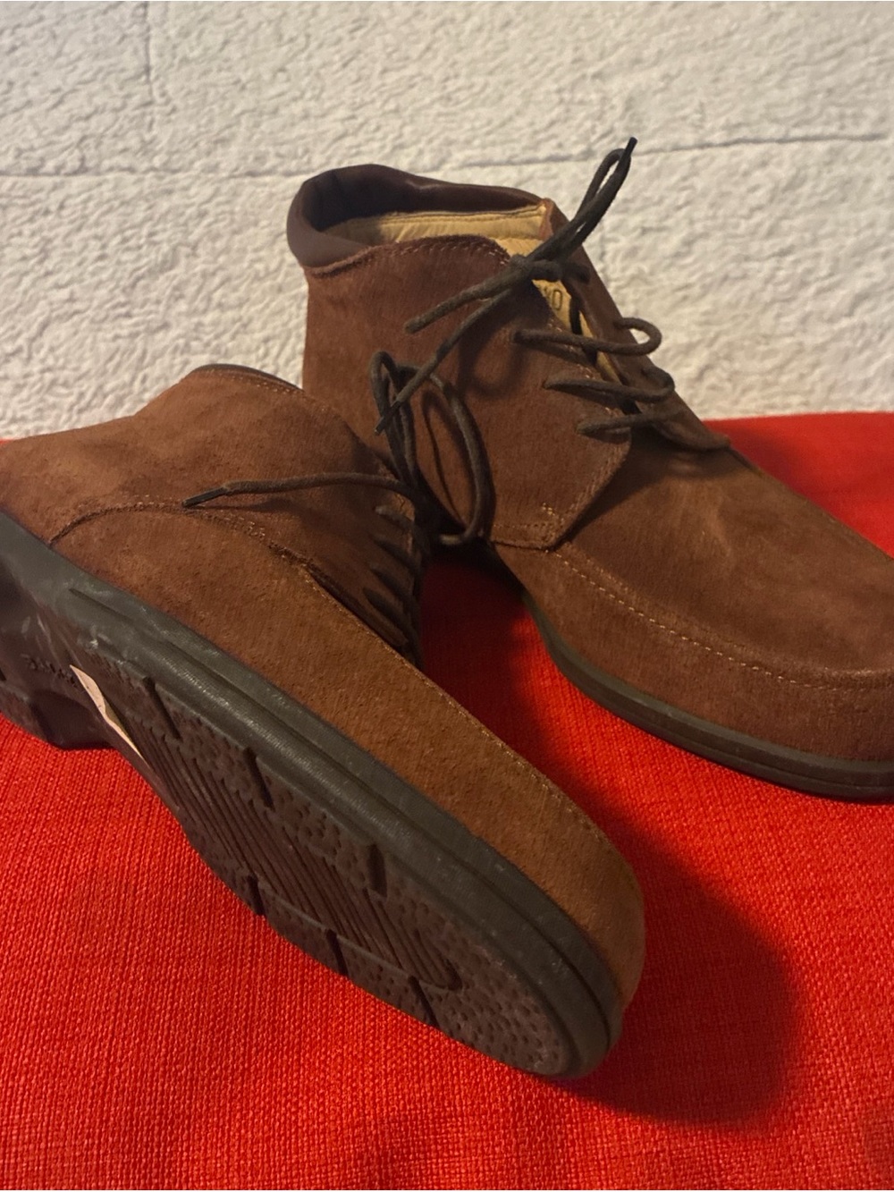 Bally Pitaval Suede Chukka Boots Brown Made in Italy Men's Size 8 1/2 D